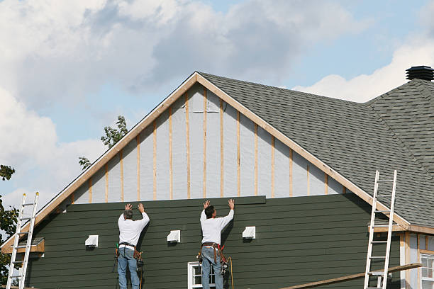 Professional Siding Contractor technician working in Okeana, OH